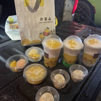 Hui Lau Shan - Our order and some extra mochi - Desserts Near Me - Irvine, California Hui Lau Shan - Our order and some extra mochi - Desserts Near Me - Irvine, California