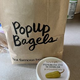 Bagels and schmear