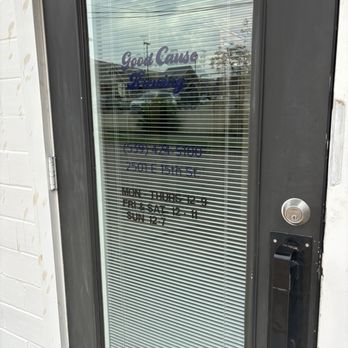 Good Cause Brewing - Entry door - Breweries Near Me - Tulsa, Oklahoma