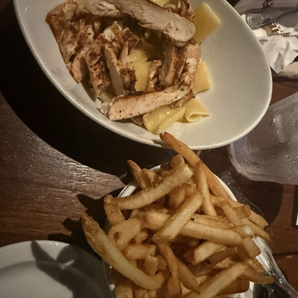 Kids Penne Pasta with Butter with a side of Grilled Chicken Kids Penne Pasta with Butter with a side of Grilled Chicken