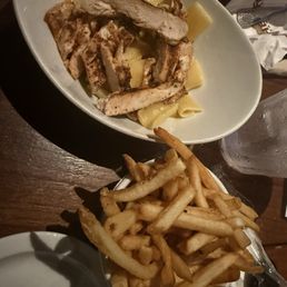 Kids Penne Pasta with Butter with a side of Grilled Chicken Kids Penne Pasta with Butter with a side of Grilled Chicken