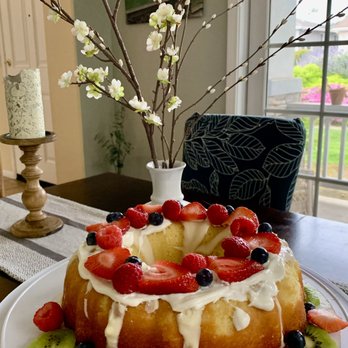 Cucina Cara Mia - Olive oil cake with fresh fruit - Desserts Near Me Cucina Cara Mia - Olive oil cake with fresh fruit - Desserts Near Me