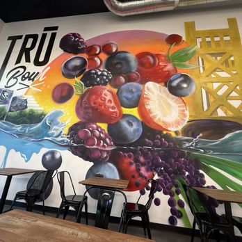Trū Bowl Superfood Bar - Nice wall paintings - Acai Bowls Near Me - Folsom, California Trū Bowl Superfood Bar - Nice wall paintings - Acai Bowls Near Me - Folsom, California