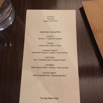 Luthun - Veg tasting menu - New American Near Me - New York, New York
