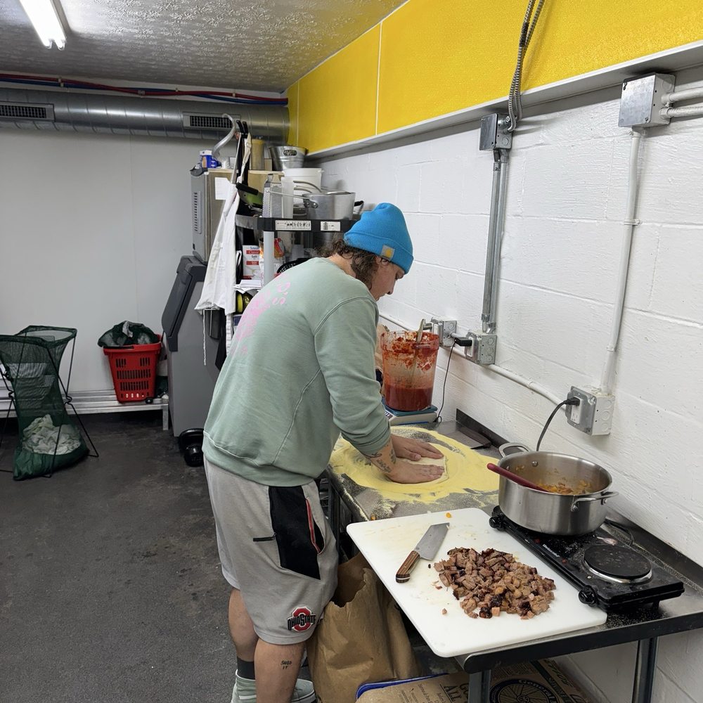 Bobby Jo’s Pizza - Danny prepping my pizza - Pizza Near Me - Columbus, Ohio Bobby Jo’s Pizza - Danny prepping my pizza - Pizza Near Me - Columbus, Ohio