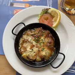 Restaurant Pier - Gratinierte Crevetten