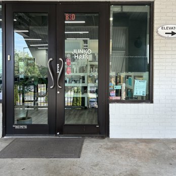 Junko Hair Studio - Walk up a flight of stairs (or take elevator) and the salon is right there! - Hair Salons Near Me - Atlanta, Georgia