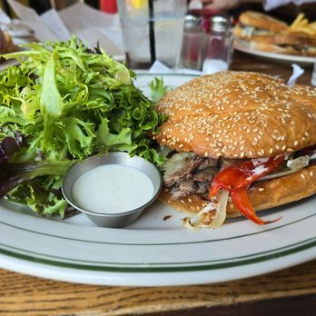 The Old Fashioned - Tenderloin sandwich with salad - American Near Me - Madison, Wisconsin The Old Fashioned - Tenderloin sandwich with salad - American Near Me - Madison, Wisconsin