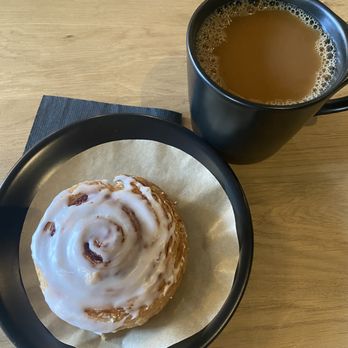 Civic On Eighth - Drip coffee w/ almond milk and cinnamon roll - Cocktail Bars Near Me - Washington, DC, District of Columbia