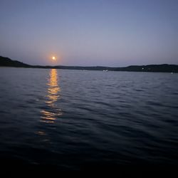 Beaver Lake - Across from Point 10. On the way home after watching the Super moon rise - I/30/23.