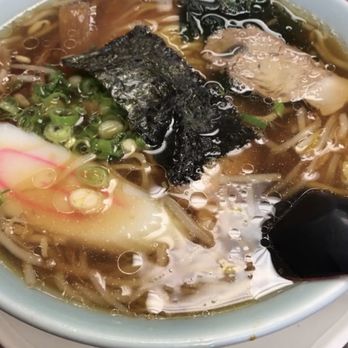 Matsuchan - Shoyu (soy sauce flavor) ramen!  Really wish I had a better photo :( - Ramen Near Me - Canton, Michigan
