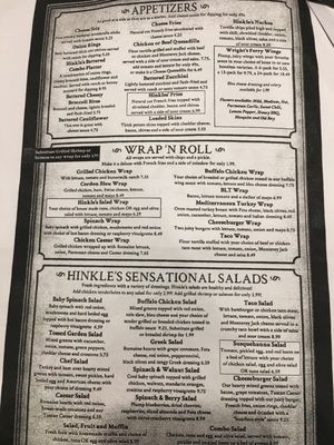 Menu photo 4 Hinkle's Restaurant Columbia, PA Menu photo 4 Hinkle's Restaurant Columbia, PA