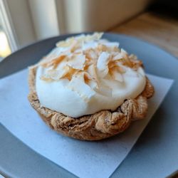 Tartine - Coconut cream pie with a ganache