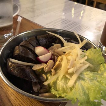 Thip Khao - SAI OUA LUAD herbal pig’s blood sausage, peanut, ginger, radish $14 - Laotian Near Me - Washington, DC, District of Columbia Thip Khao - SAI OUA LUAD herbal pig’s blood sausage, peanut, ginger, radish $14 - Laotian Near Me - Washington, DC, District of Columbia