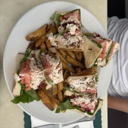 Sweet Jenny's - Club Sandwich with chicken salad