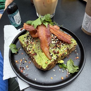 Café Hagen - Avocado toast with bacon - Scandinavian Near Me - Seattle, Washington