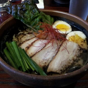 Ramen Dojo - Spicy pork garlic soup with extra pork and egg! - Ramen Near Me - San Mateo, California Ramen Dojo - Spicy pork garlic soup with extra pork and egg! - Ramen Near Me - San Mateo, California