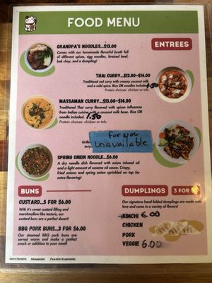 Menu photo 6 Angry Dumplings Tea Knoxville, TN