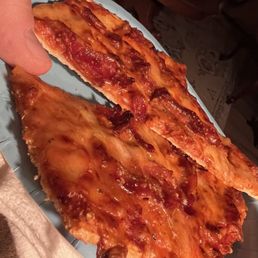 Cheese bacon "pizza" not impressed!