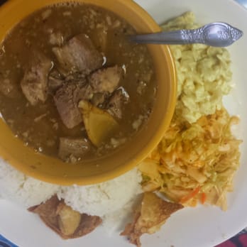 Aloha BBQ Grill - Adobo plate with 2 scoops rice, kimchi and mac salad $10.95 - Hawaiian Near Me - Fairbanks, Alaska Aloha BBQ Grill - Adobo plate with 2 scoops rice, kimchi and mac salad $10.95 - Hawaiian Near Me - Fairbanks, Alaska