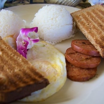 Castaway Cafe - portuguese sausage and eggs - American Near Me - Lahaina, Hawaii Castaway Cafe - portuguese sausage and eggs - American Near Me - Lahaina, Hawaii
