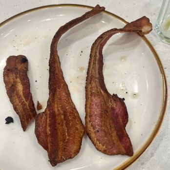 The Speckled Egg - Side of overcooked bacon at Speckled Egg - Breakfast & Brunch Near Me - Pittsburgh, Pennsylvania The Speckled Egg - Side of overcooked bacon at Speckled Egg - Breakfast & Brunch Near Me - Pittsburgh, Pennsylvania