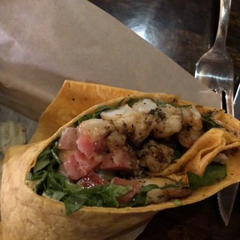 Guanabanas - Blackened shrimp wrap - Seafood Near Me - Jupiter, Florida