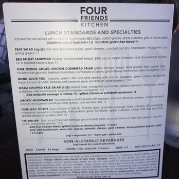 Four Friends Kitchen - Lunch standard and specials - Southern Near Me - Denver, Colorado
