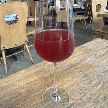 Written By The Seasons - Mimosa with beet ginger juice - New American Near Me - Dallas, Texas Written By The Seasons - Mimosa with beet ginger juice - New American Near Me - Dallas, Texas