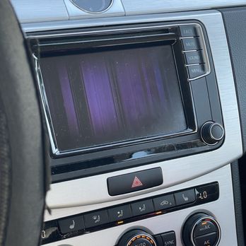 Hi-Tech Car Audio - Screen turned pink, purple, and black. Unable to see rear view camera due to broken screen. - Car Stereo Installation Near Me - El Cerrito, California