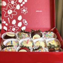 Edible Arrangements - Birthday strawberries and pineapple assortment