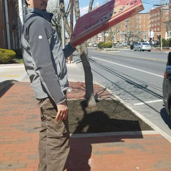 Benny Meleto's - I should not be able to hold a proper 28" pie with one hand. - Pizza Near Me - Winchester, Virginia