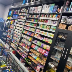 Puff Puff Glass & Tobacco - Very chill vape shop with a super cool worker who has helped us very much with the flavors we were looking for.