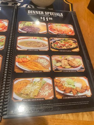 Menu photo 2 Delicias Mexican Grill Tucson, AZ
