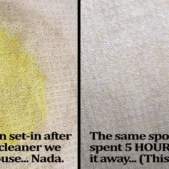 Full Spectrum Carpet Dyeing - The "Before" and "After" photos of the tumeric stain on the beige carpet in our rental home that Wendy fixed for us!!! THANK YOU! - Carpet Dyeing Near Me - Longmont, Colorado