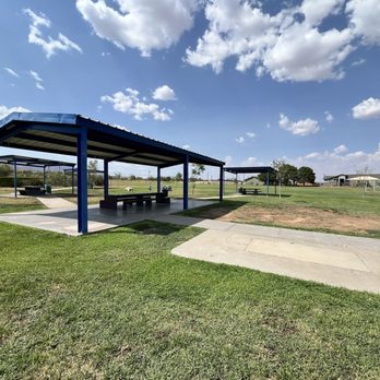 Sue Young Park - Some of the picnic shelters - there's one large one that might seat 16. The others seat about 10 each. - Parks Near Me - El Paso, Texas Sue Young Park - Some of the picnic shelters - there's one large one that might seat 16. The others seat about 10 each. - Parks Near Me - El Paso, Texas