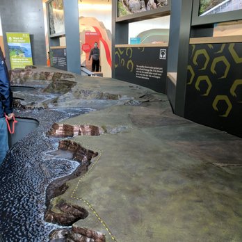Giant's Causeway - Exhibition center, showing a scale of the area where the Giants Causeway sits. - Landmarks & Historical Buildings Near Me - Bushmills, MYL