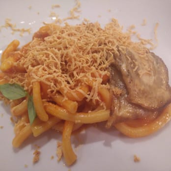 Granduca - Pasta with eggplant - Italian Near Me - Taormina, Maine