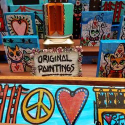 San Francisco Art Market - Handymade By Simone original paintings