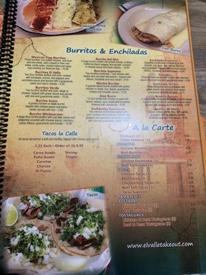 Menu photo 6 El Valle Matthews, NC