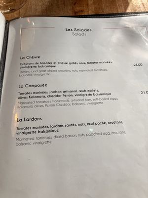 Menu photo 3 Le Billig Quebec City, QC