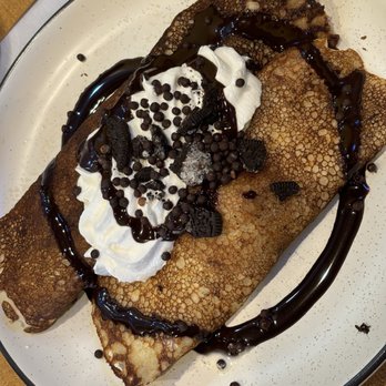 Brekki Brekki - The s'mores pancake crepe was so delicious - Breakfast & Brunch Near Me - Albuquerque, New Mexico