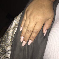 Hollywood Nails and Spa - Coffin Nails with Tiramisu for Two polish