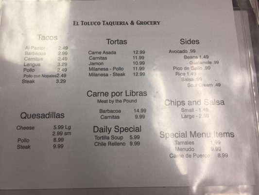 El Toluco Taqueria Restaurant by null