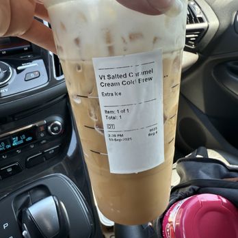 Starbucks - Salted Caramel Cream Cold Brew - Coffee & Tea Near Me - Rancho Cucamonga, California Starbucks - Salted Caramel Cream Cold Brew - Coffee & Tea Near Me - Rancho Cucamonga, California