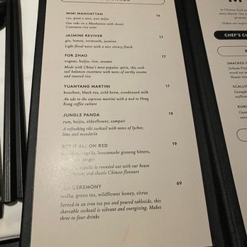 Mimi Chinese - Cocktail menu - Chinese Near Me - Toronto, Ontario Mimi Chinese - Cocktail menu - Chinese Near Me - Toronto, Ontario
