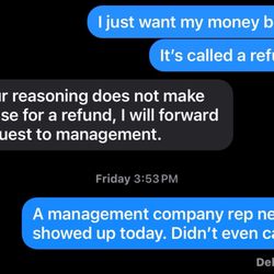 Diamond Janitorial - denied refund. They never came!