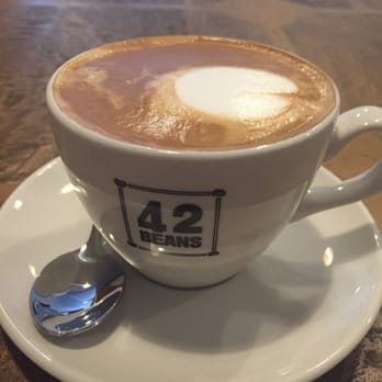 42 Beans - Small flat white £2.50 - Coffee & Tea Near Me - London, XGL