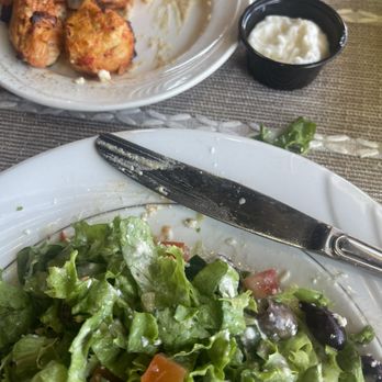 Mediterranean Island Kebab Grill - Chicken Greek Salad, garlic paste AKA medicine. - Mediterranean Near Me - Apple Valley, California Mediterranean Island Kebab Grill - Chicken Greek Salad, garlic paste AKA medicine. - Mediterranean Near Me - Apple Valley, California