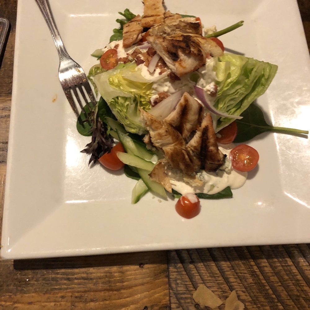 'Dack Shack - Wedge salad with grilled chicken - Burgers Near Me - Lake Placid, New York 'Dack Shack - Wedge salad with grilled chicken - Burgers Near Me - Lake Placid, New York